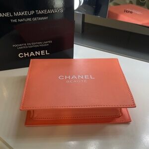 Chanel Peach Spring Makeup Bag